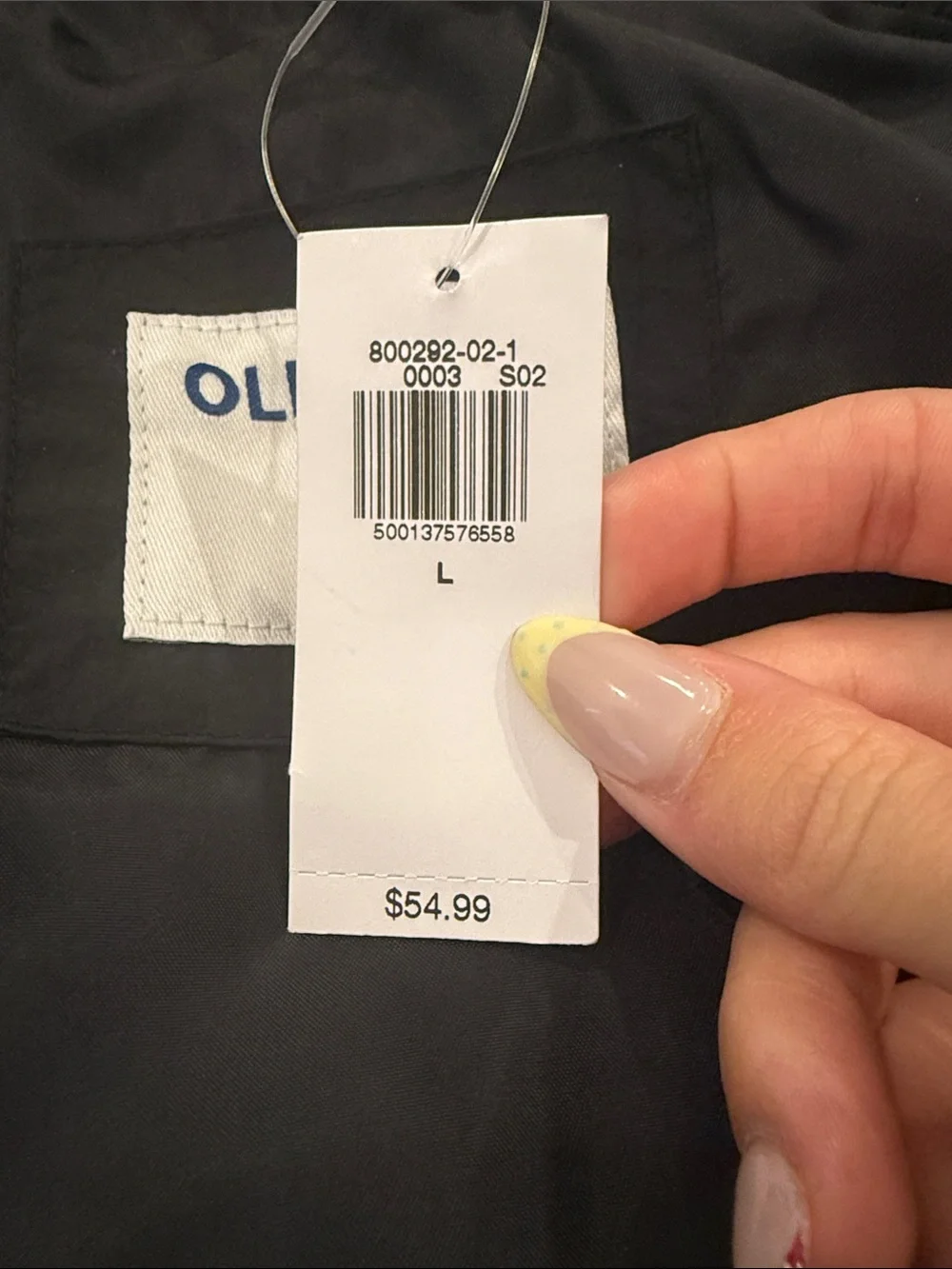 Old Navy Men's Black Puffer Jacket